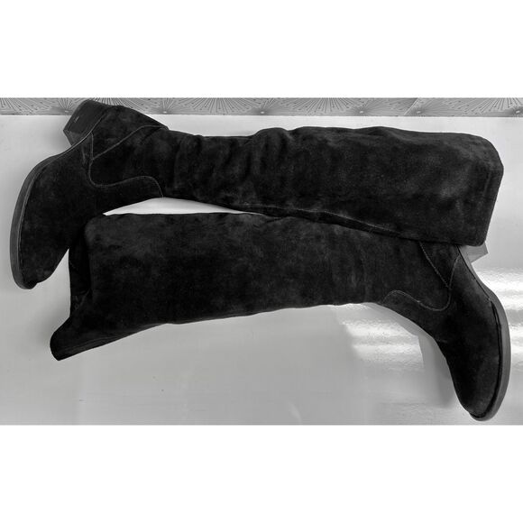 Born black suede over the knee boots - Picture 4 of 10
